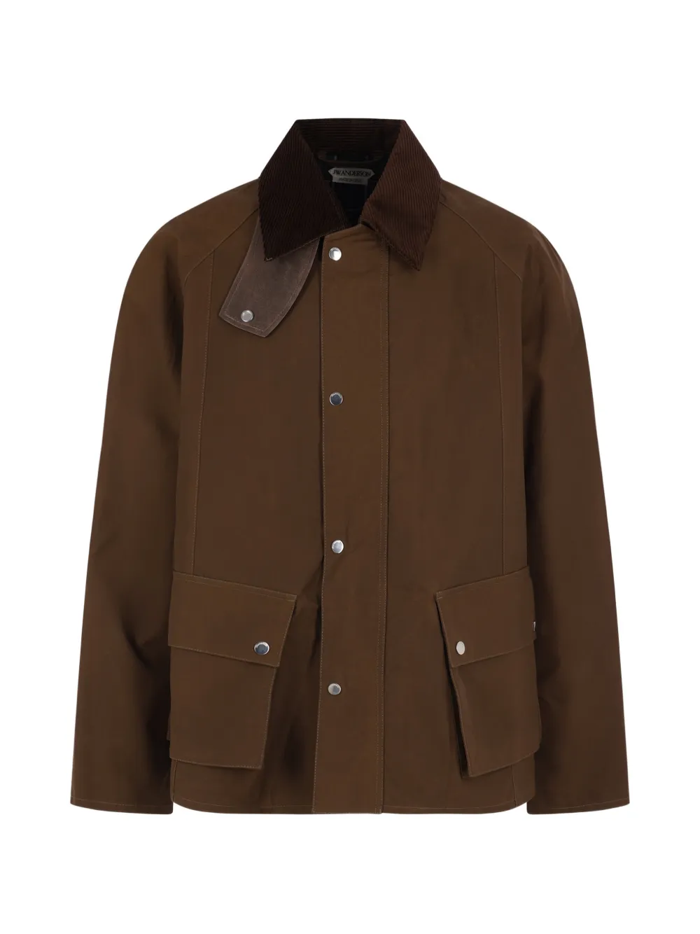 JW Anderson button corduroy-collar jacket - Brown