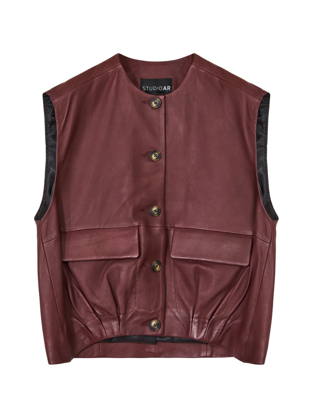 Studio Ar button pocket jacket - Braun