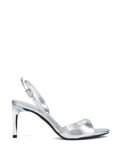 Schutz metallic-finish slingback sandals