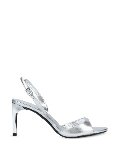 Schutz metallic-finish slingback sandals