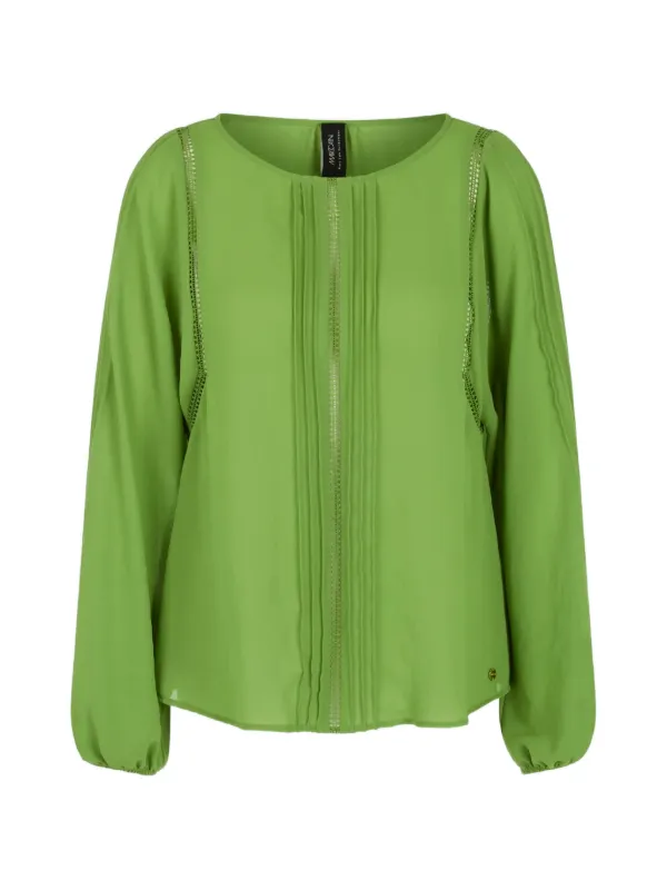 MARCCAIN ピンタックブラウス | グリーン | FARFETCH JP