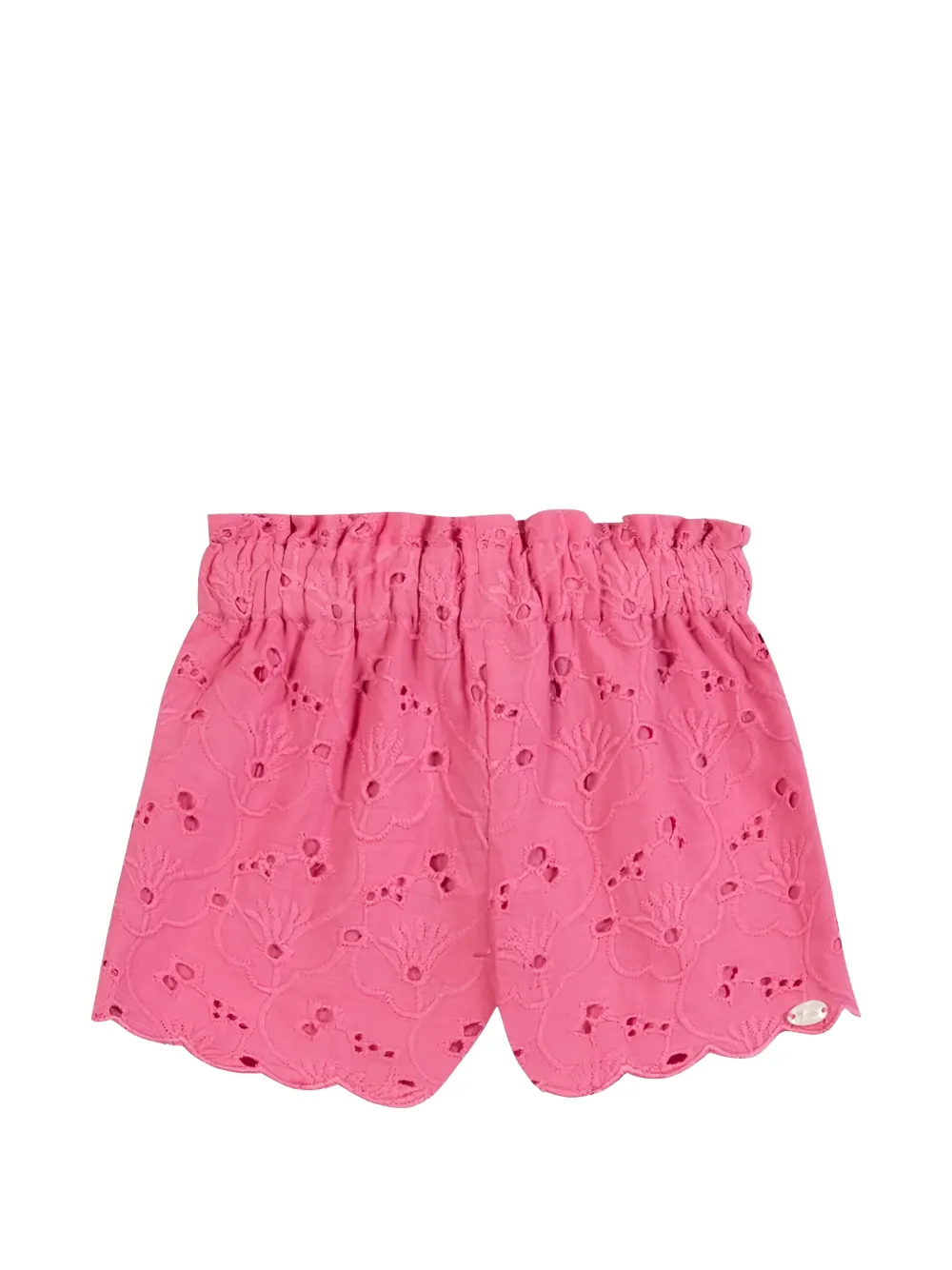 Tartine Et Chocolat broderie-anglaise scalloped shorts - Rosa