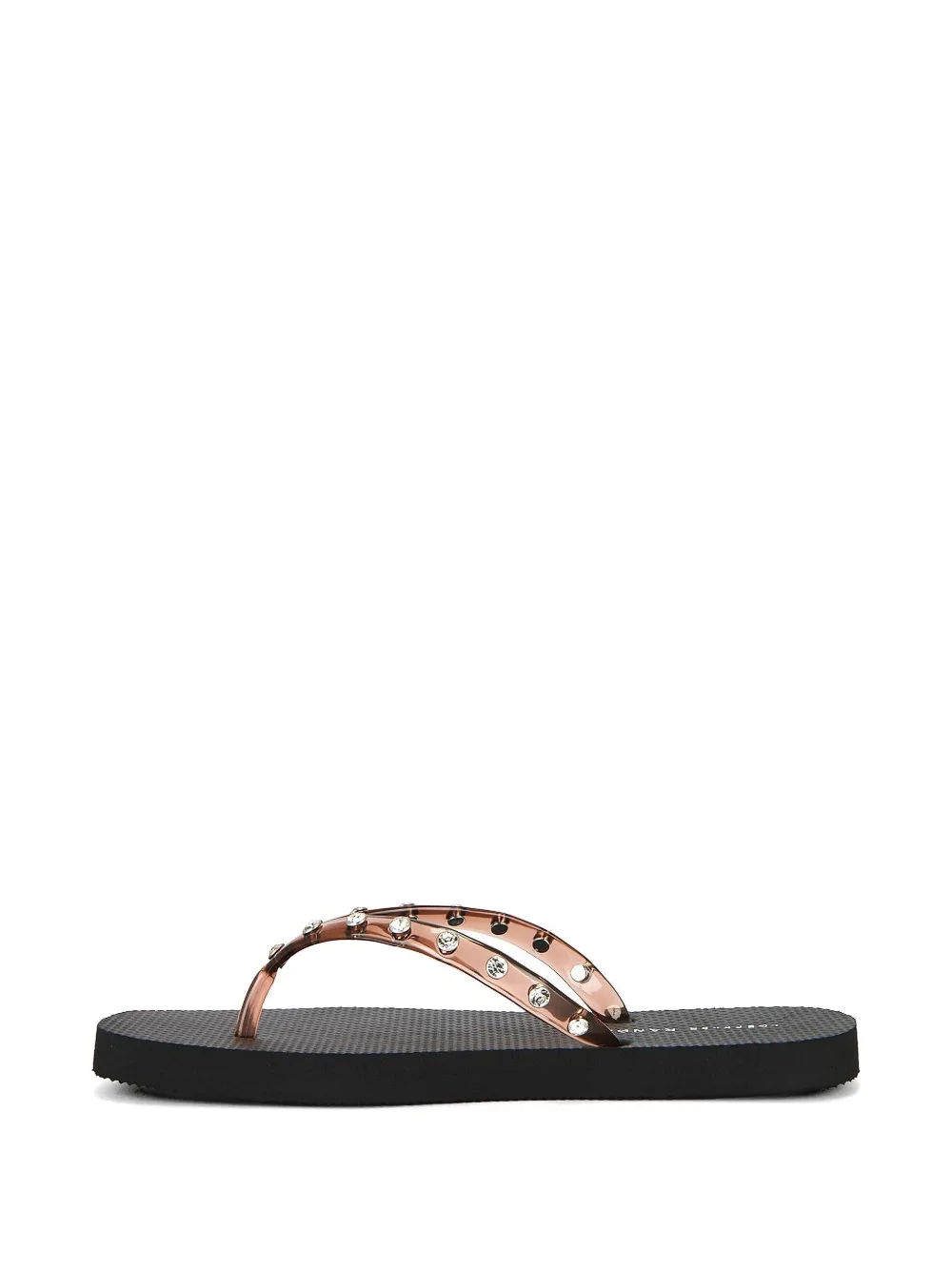 Loeffler Randall Taryn Crystal-embellished Thong Flip Flops In Multi