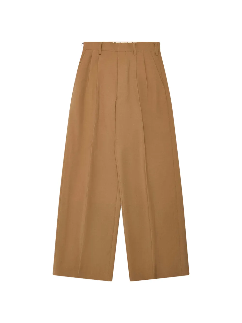 Junya Watanabe pleated wide-leg trousers - Toni neutri