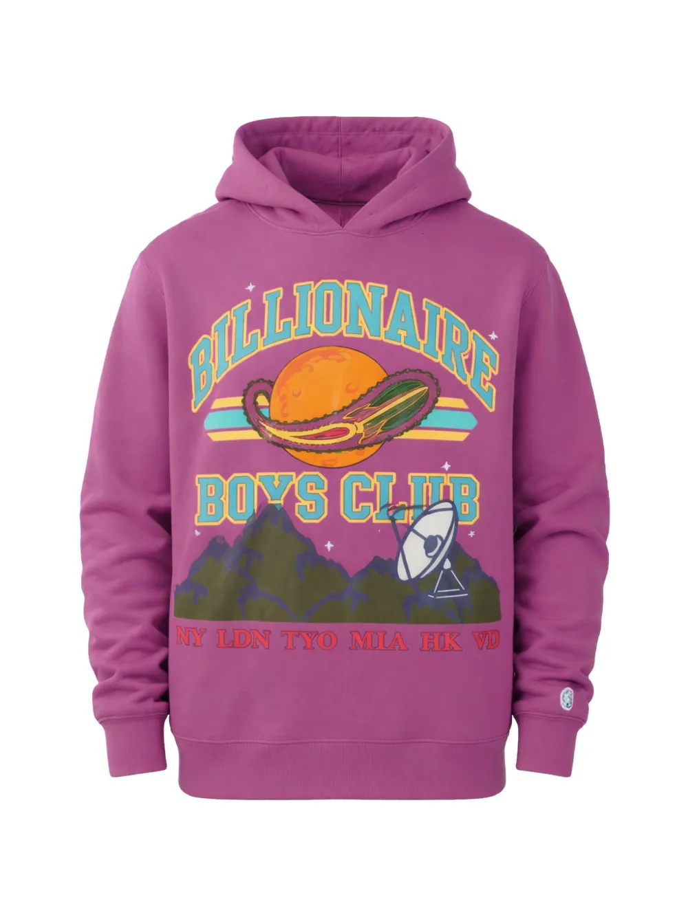 Billionaire Boys Club graphic-print hoodie - Rosa