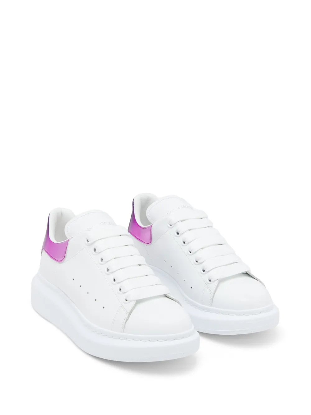 Alexander McQueen Degradé ronde sneakers Wit