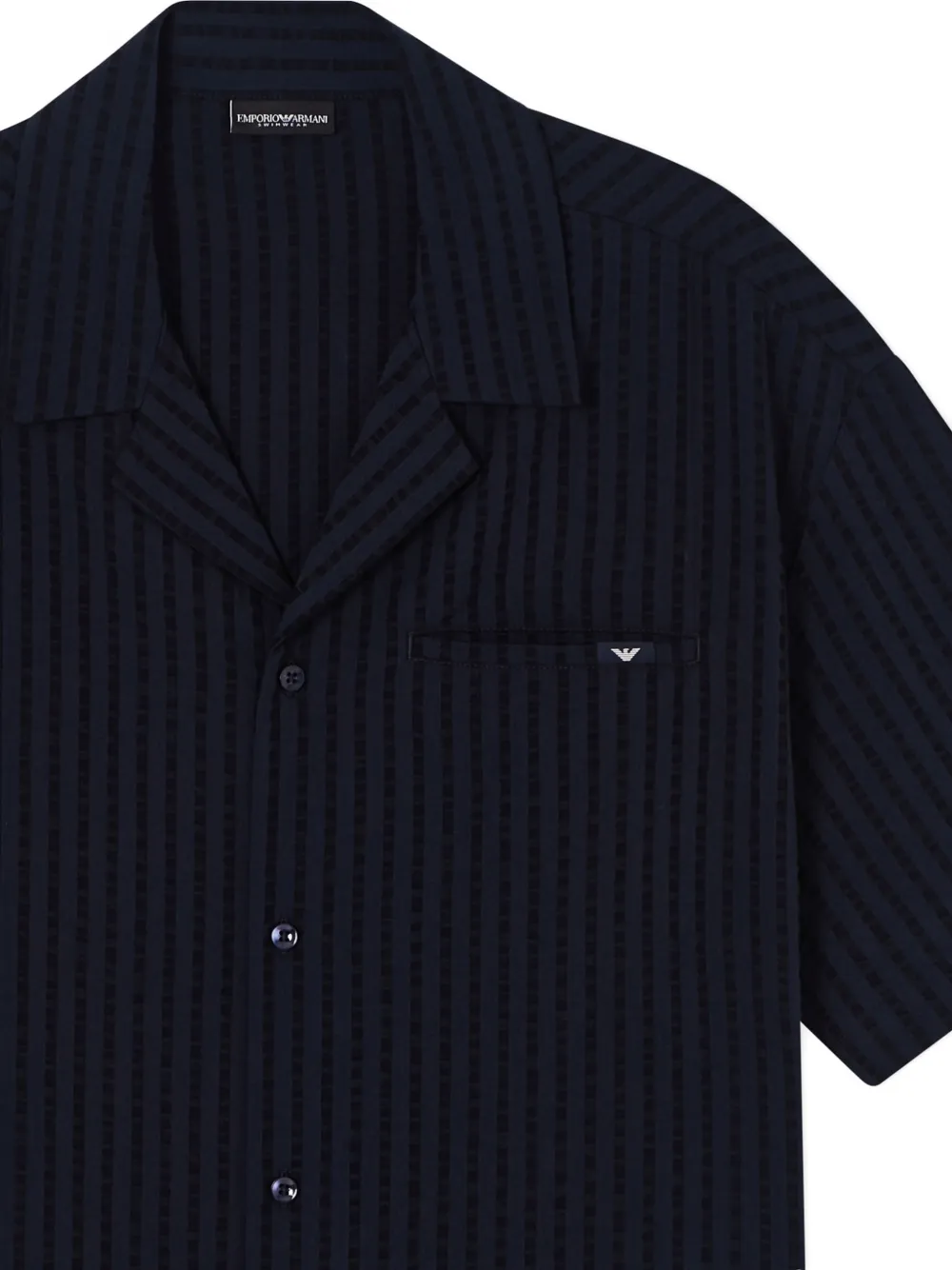 Emporio Armani ストライプ シャツ | ブルー | FARFETCH JP
