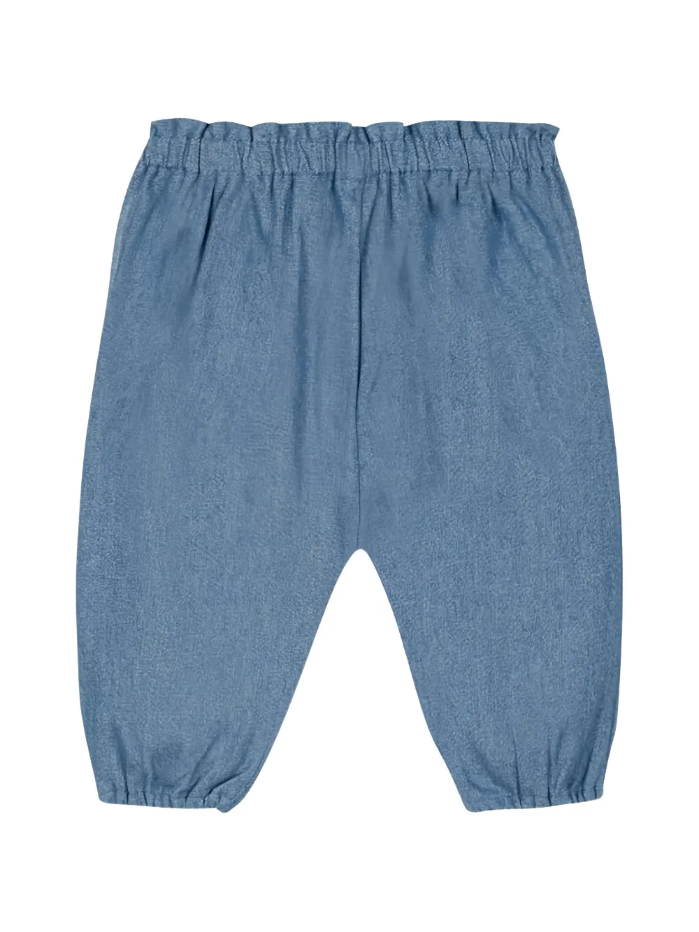 Tartine Et Chocolat ruffled patch-pocket trousers - Blu