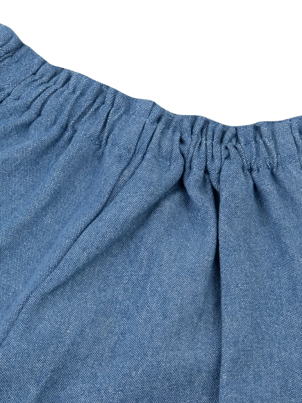 Tartine Et Chocolat Broek met opgestikte zak en ruches Blauw