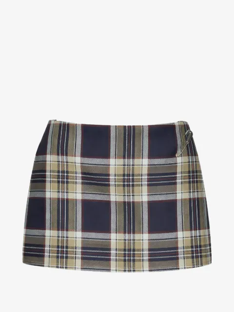 FRAME checkmate plaid skirt