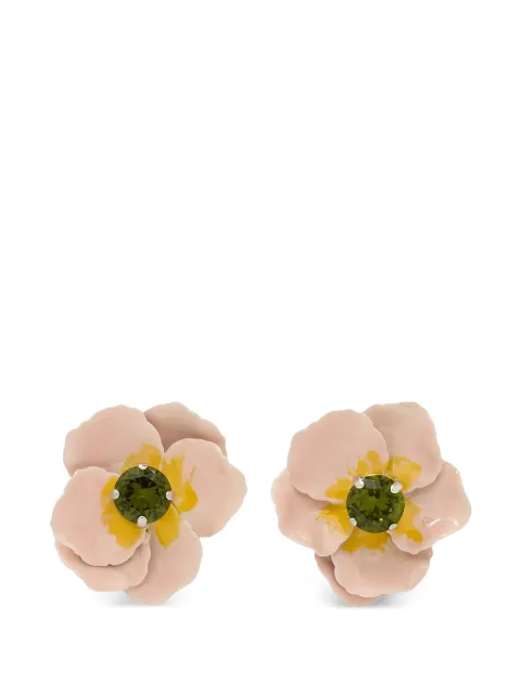 Simone Rocha flower-shaped earrings