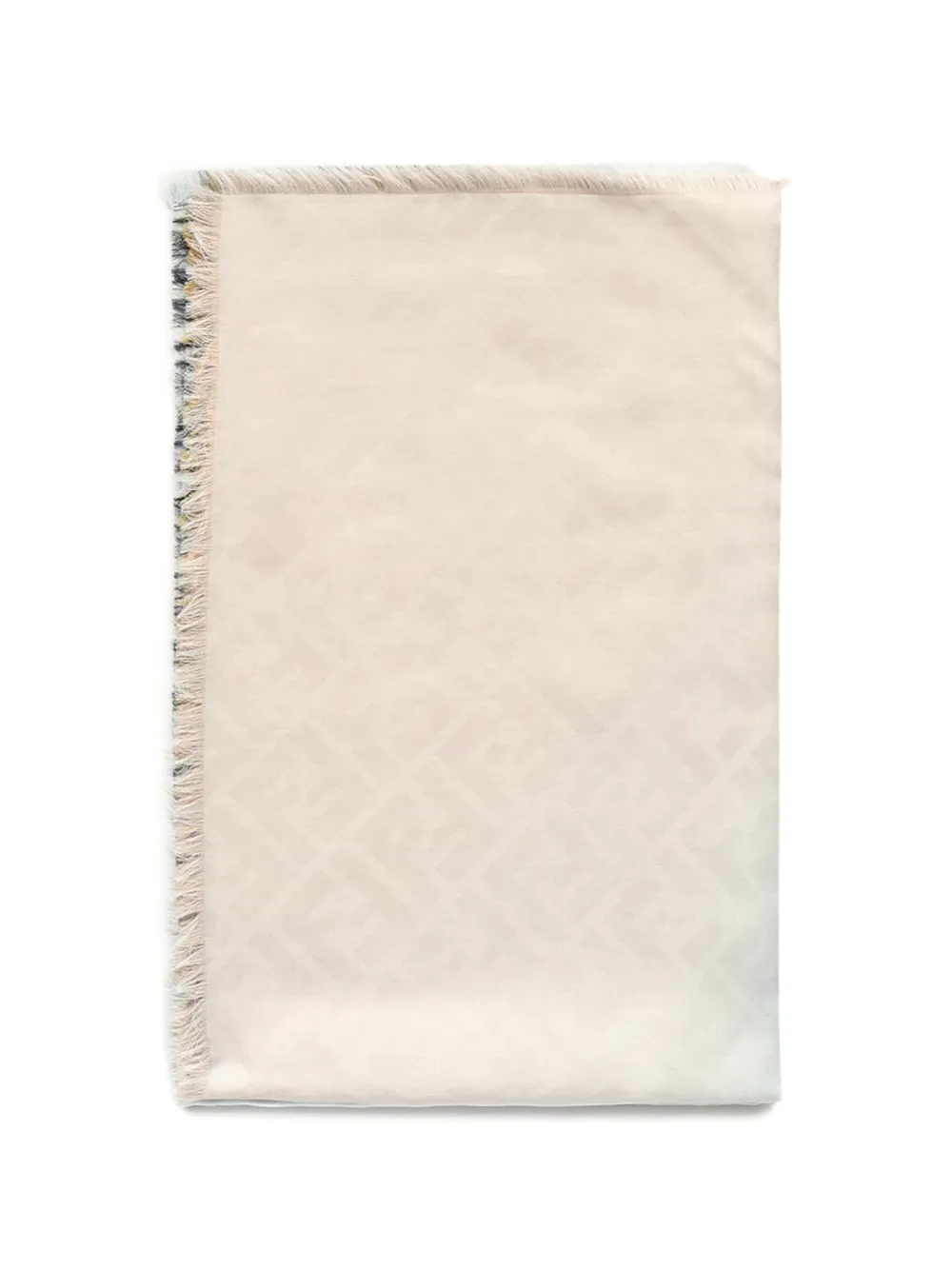 FENDI FF fringed-trim scarf - Giallo