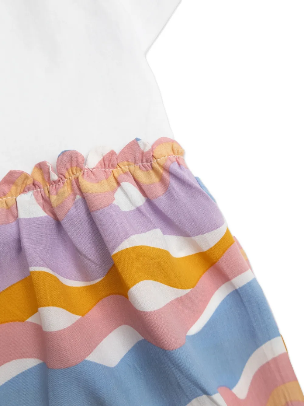 Stella McCartney Kids T-shirt met vlak met patroon Wit