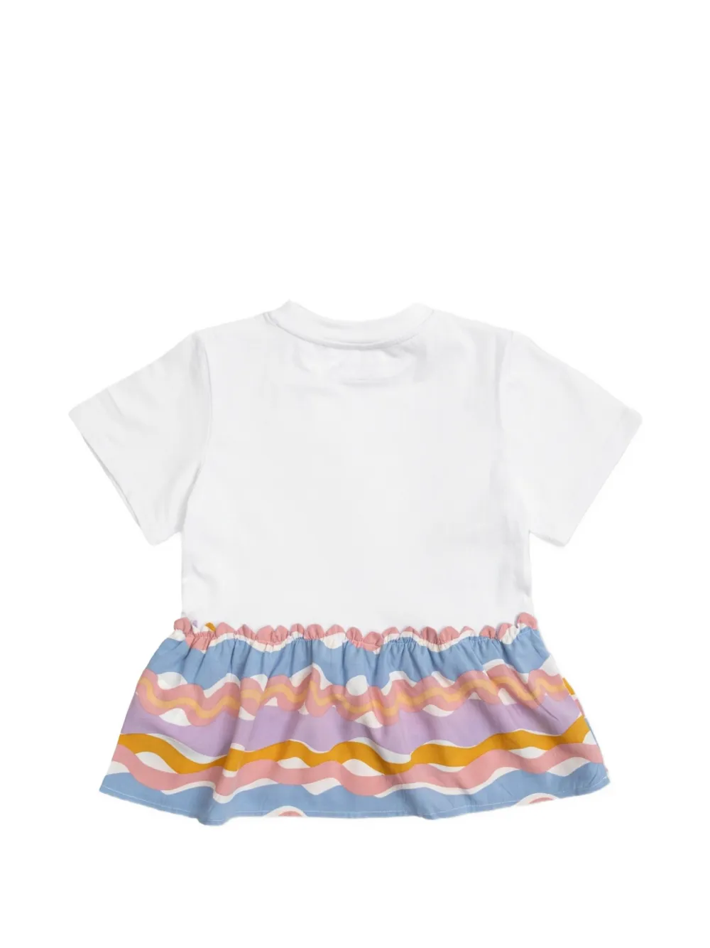 Stella McCartney Kids T-shirt met vlak met patroon Wit