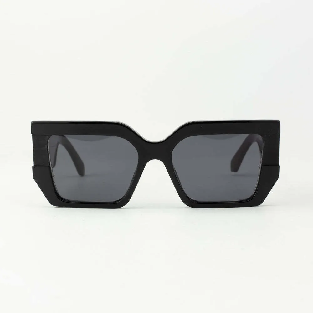 Off-White square-frame logo-detail sunglasses - Schwarz