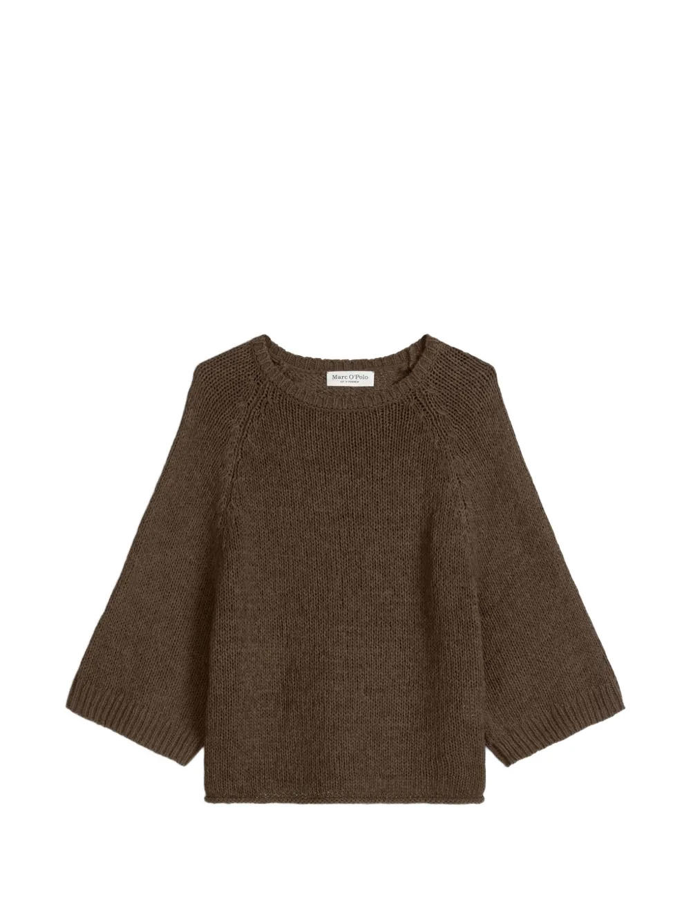 Marc O'Polo bell-sleeve sweater - Marrone