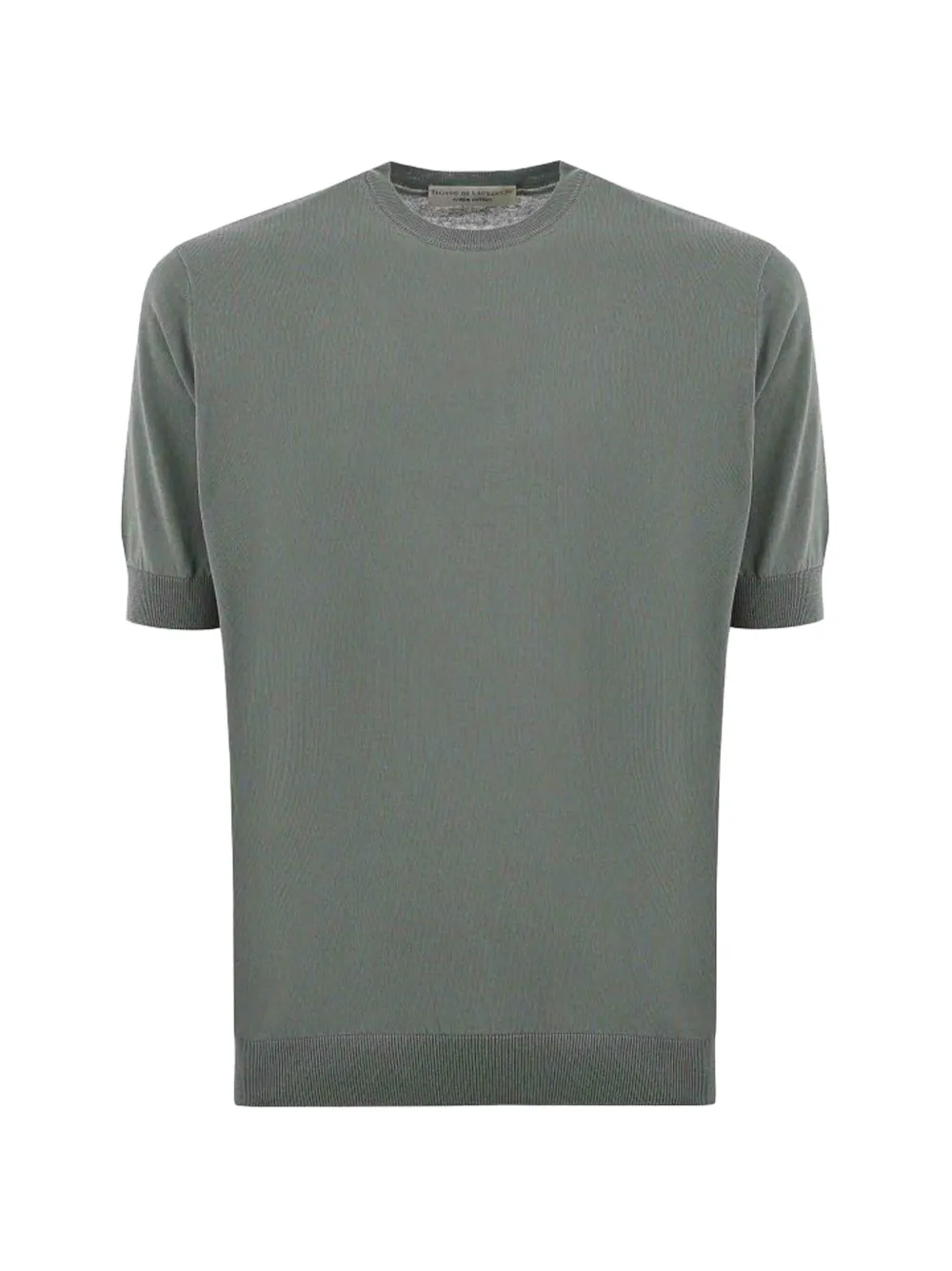 Filippo De Laurentiis crewneck short-sleeve cotton T-shirt - Verde