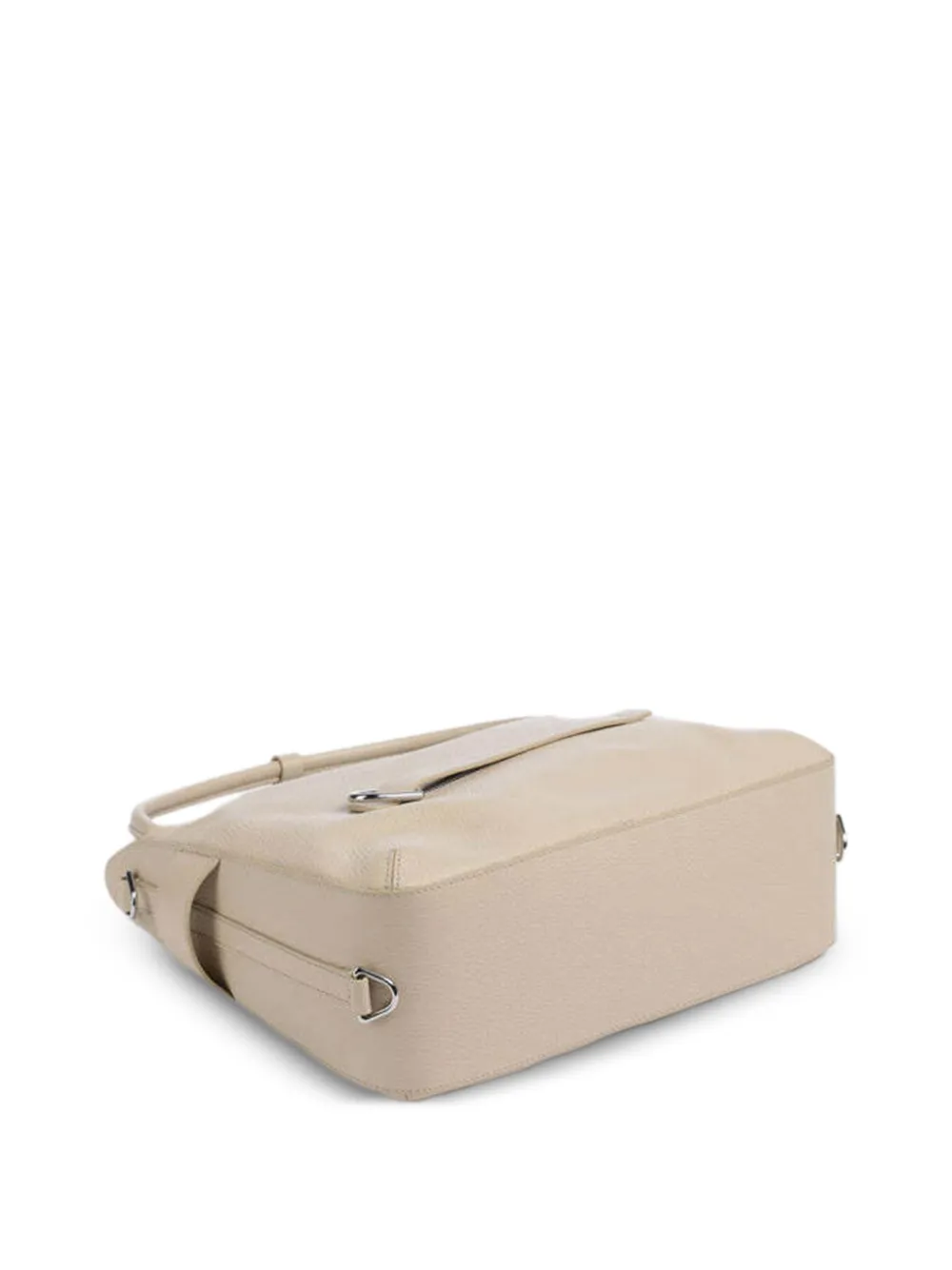 Coccinelle Leren shopper met strik Beige