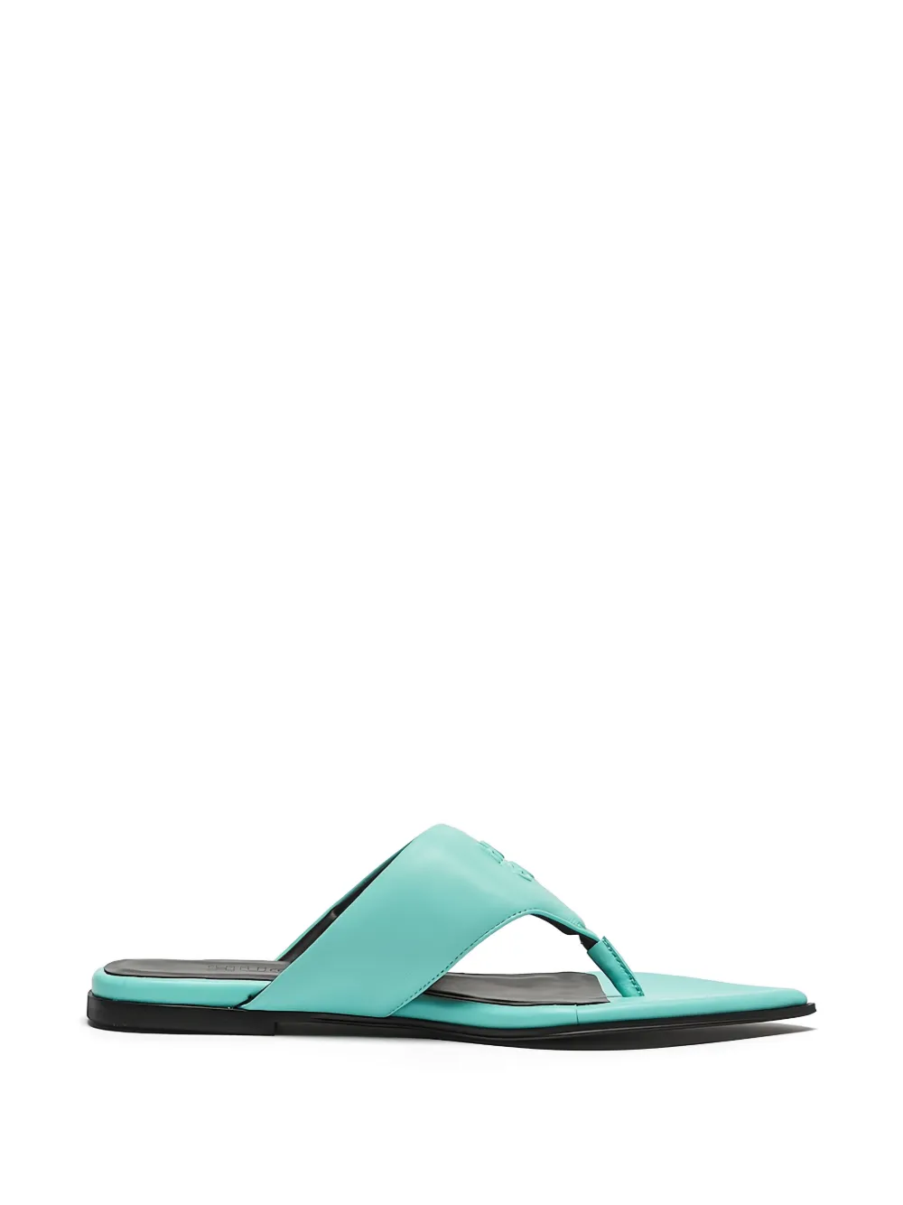 HUGO embossed thong sandals Blauw