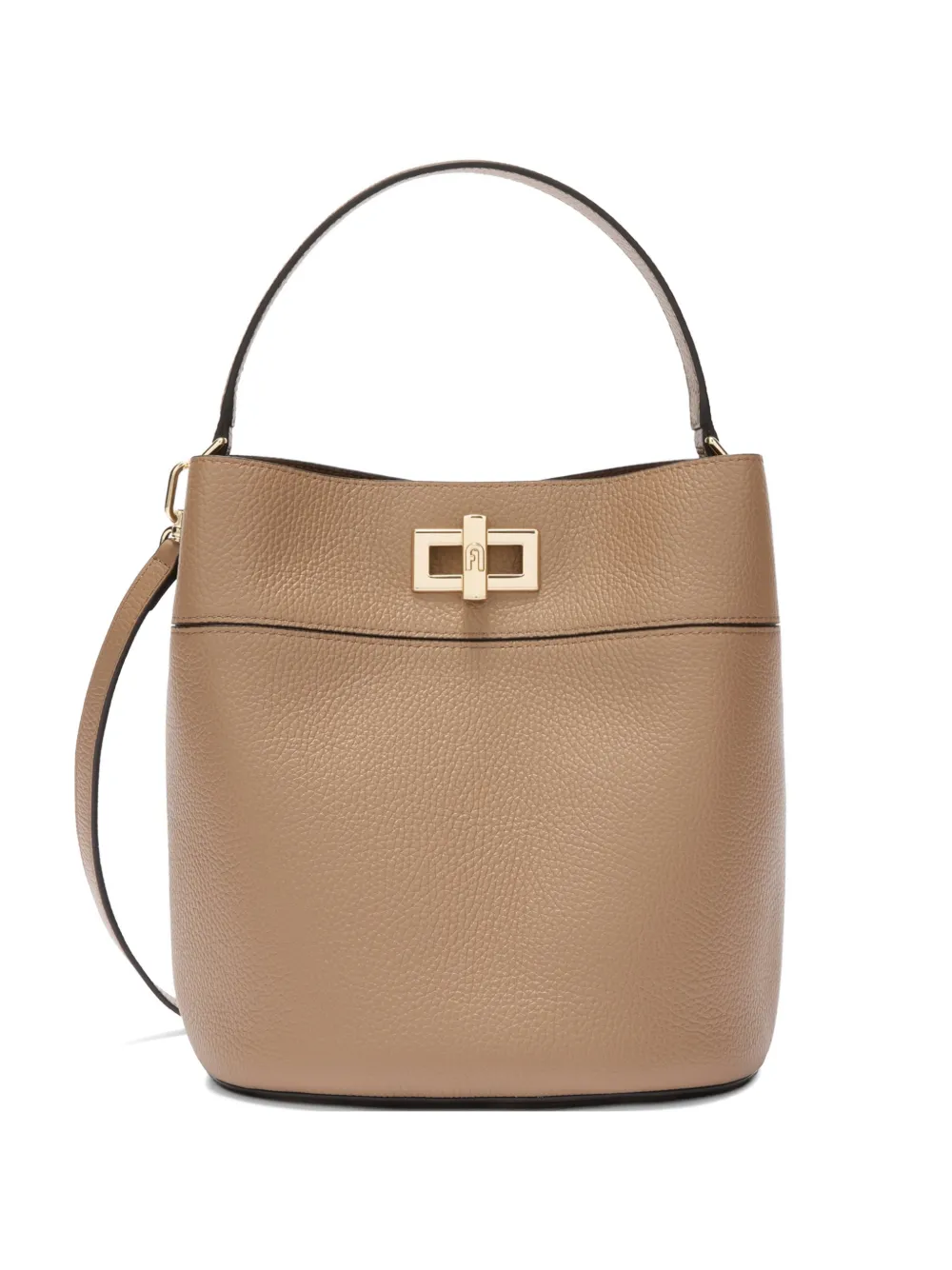 Furla Amelia top-handle bucket bag - Nude