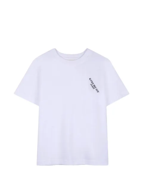 Givenchy Kids playera con detalle del logo
