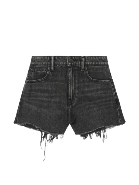 Alexander Wang Bite 磨损边牛仔短裤