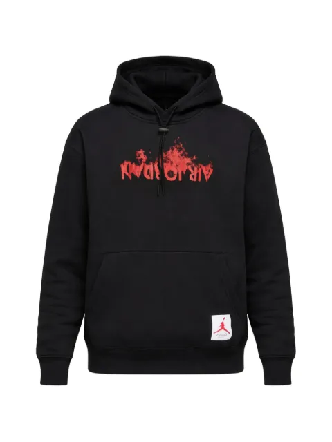 Jordan Retro 4 graphic-print drawstring hoodie