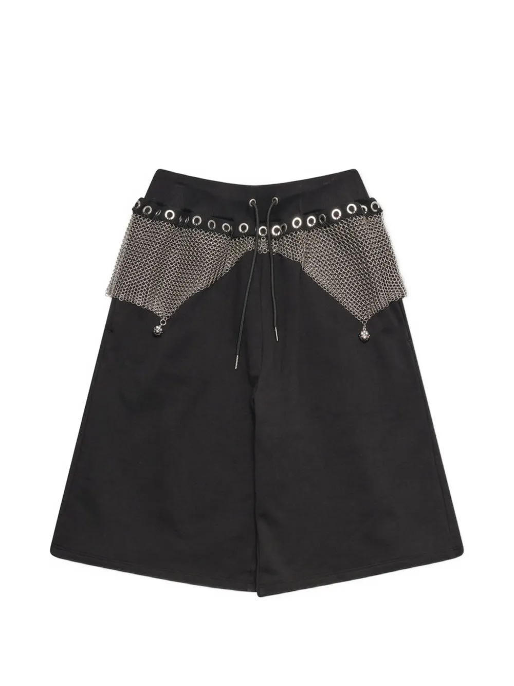 Chopova Lowena Titan Chainmail shorts - Nero