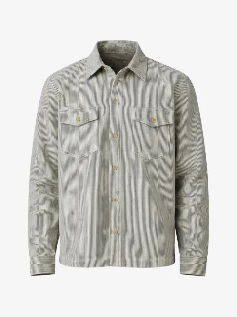 PAIGE stripe pocket jacket