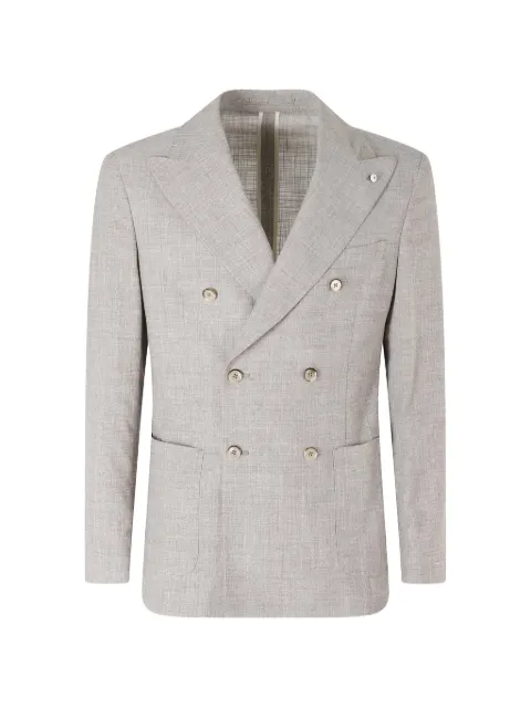 l.b.m. double-breasted peak-lapel jacket