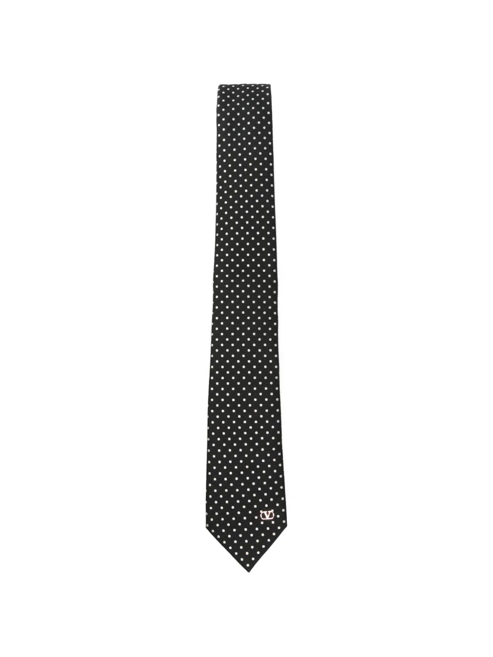 Valentino Garavani polka-dot tie - Schwarz