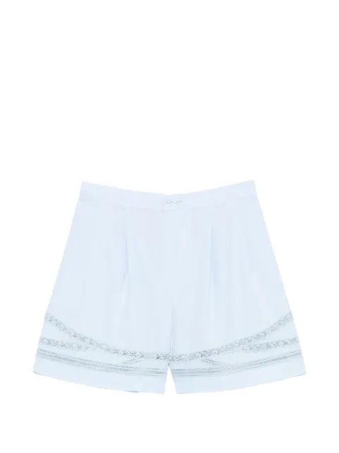 Ermanno Scervino shorts con ribete de encaje