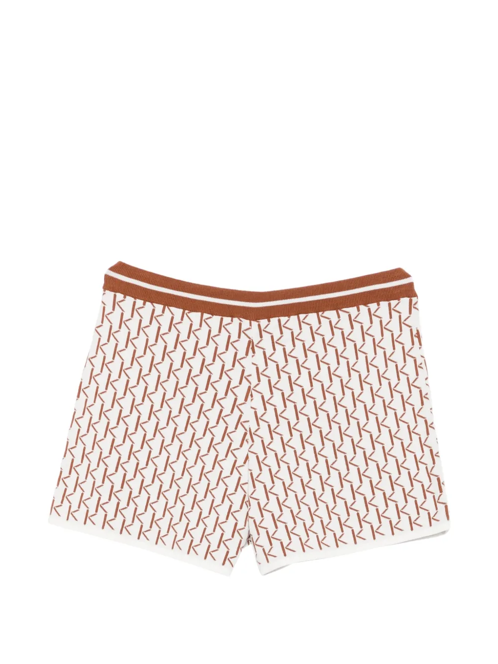 Kiton Trainingsshorts met monogram Wit