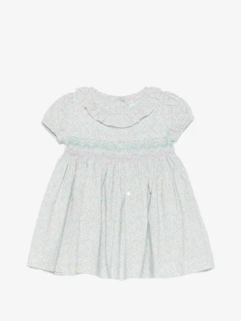 Siola smocked floral-print dress set