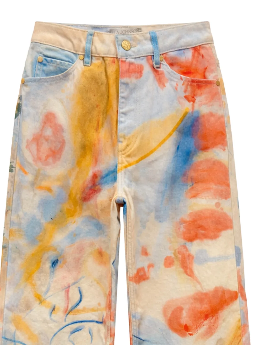 Ulla Johnson Willow jeans met knopen Beige