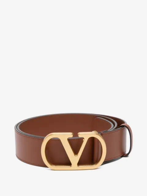 Valentino Garavani V-logo leather belt