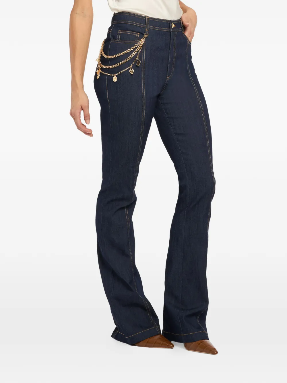 Cinq A Sept The Love Token Shailene Chain Love token jeans Blauw