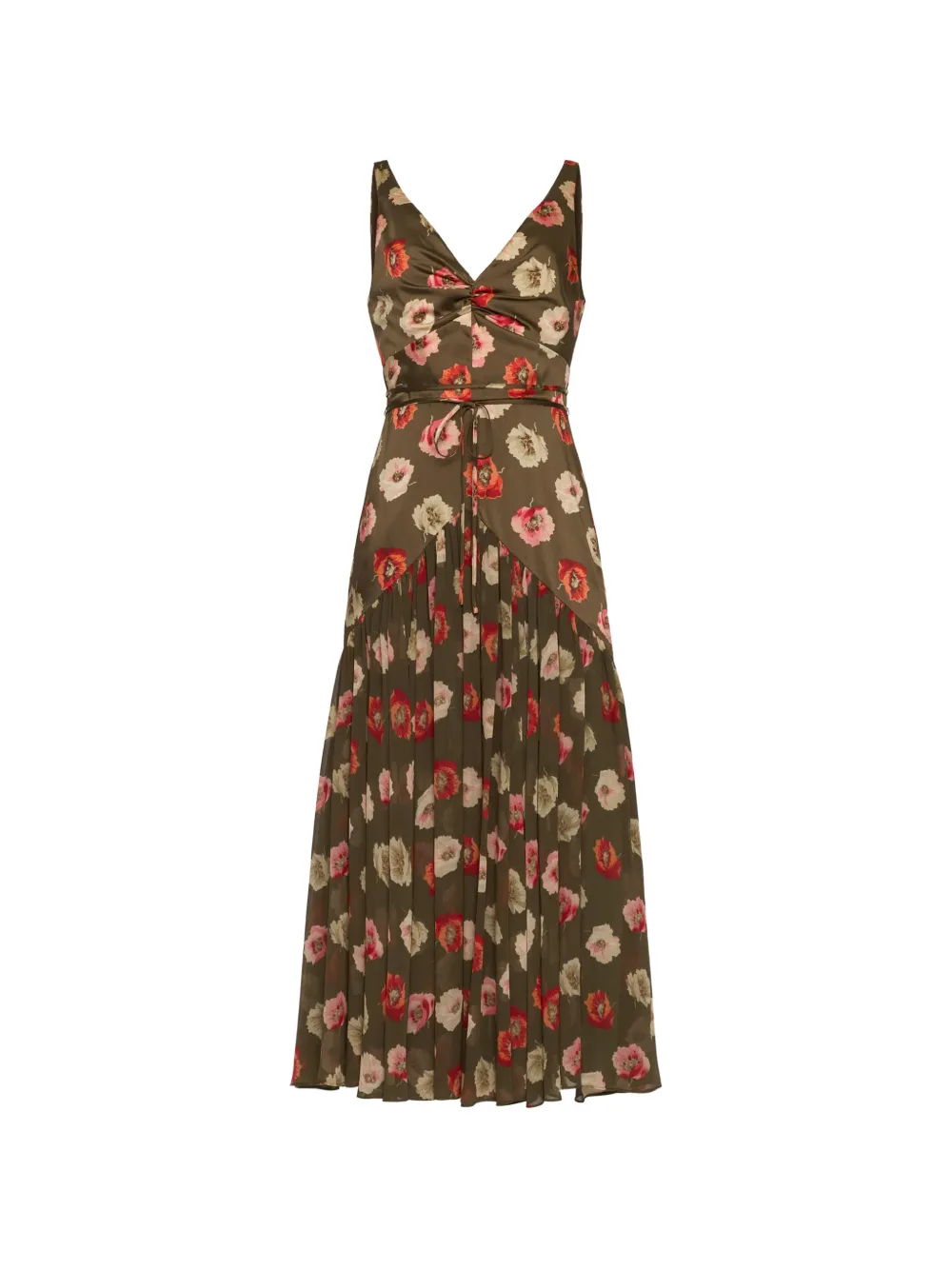 Cinq A Sept twisted floral dress - Green