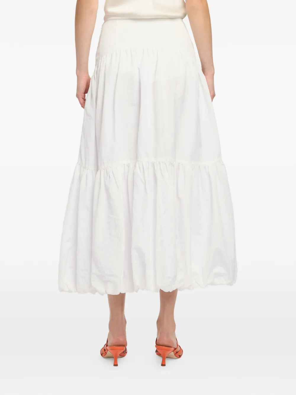 Cinq A Sept Blythe gelaagde rok Wit