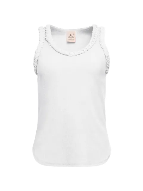 Cinq A Sept camiseta con diseño trenzado