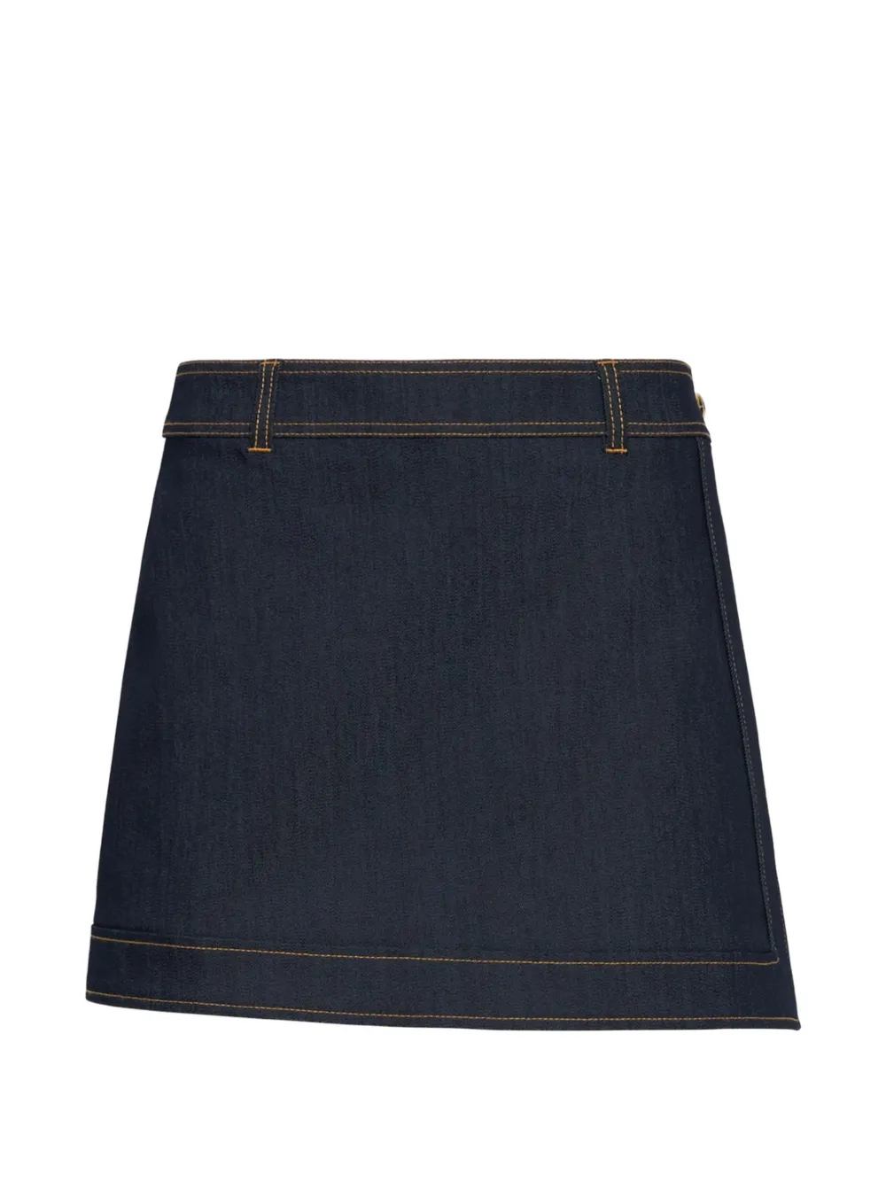 Cinq A Sept Larsa contrast-stitching mini skort - Blue