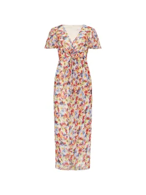 Rhode Karima Linen Midi Dress | White | FARFETCH PH