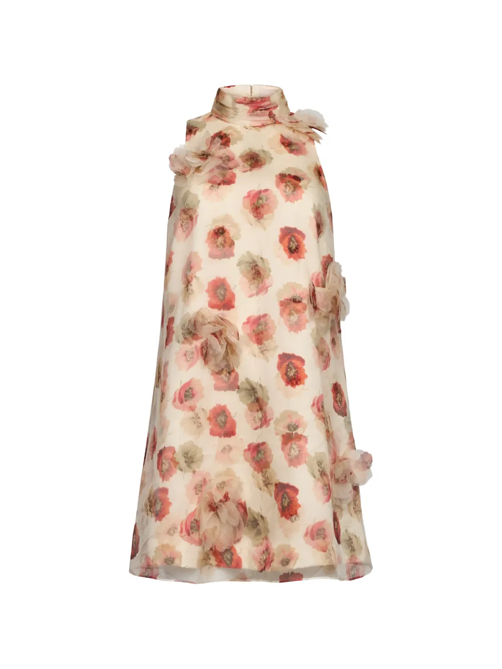 Cinq A Sept floral appliqué dress - Toni neutri