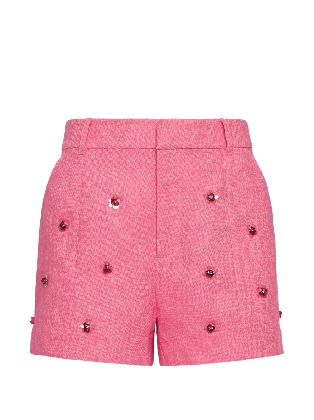 Cinq A Sept Wildflower Paillette Tora shorts - Rosa