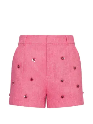 DSQUARED2 ハイウエスト デニムショートパンツ | ピンク | FARFETCH JP