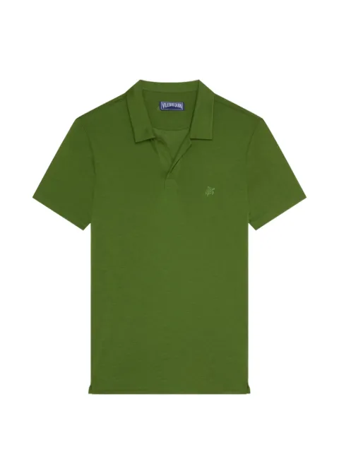 Vilebrequin collared embroidered T-shirt