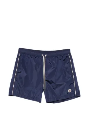 Moncler ロゴ トランクス水着 | ブルー | FARFETCH JP