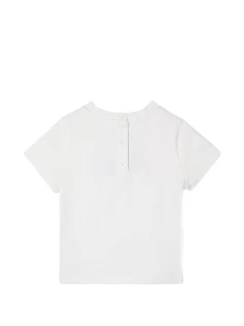 Fendi Kids T-shirt met grafische print Wit