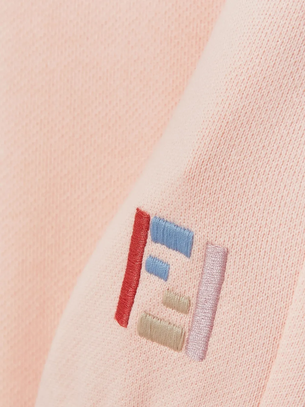 Fendi Kids Trainingsbroek met logopatch Roze