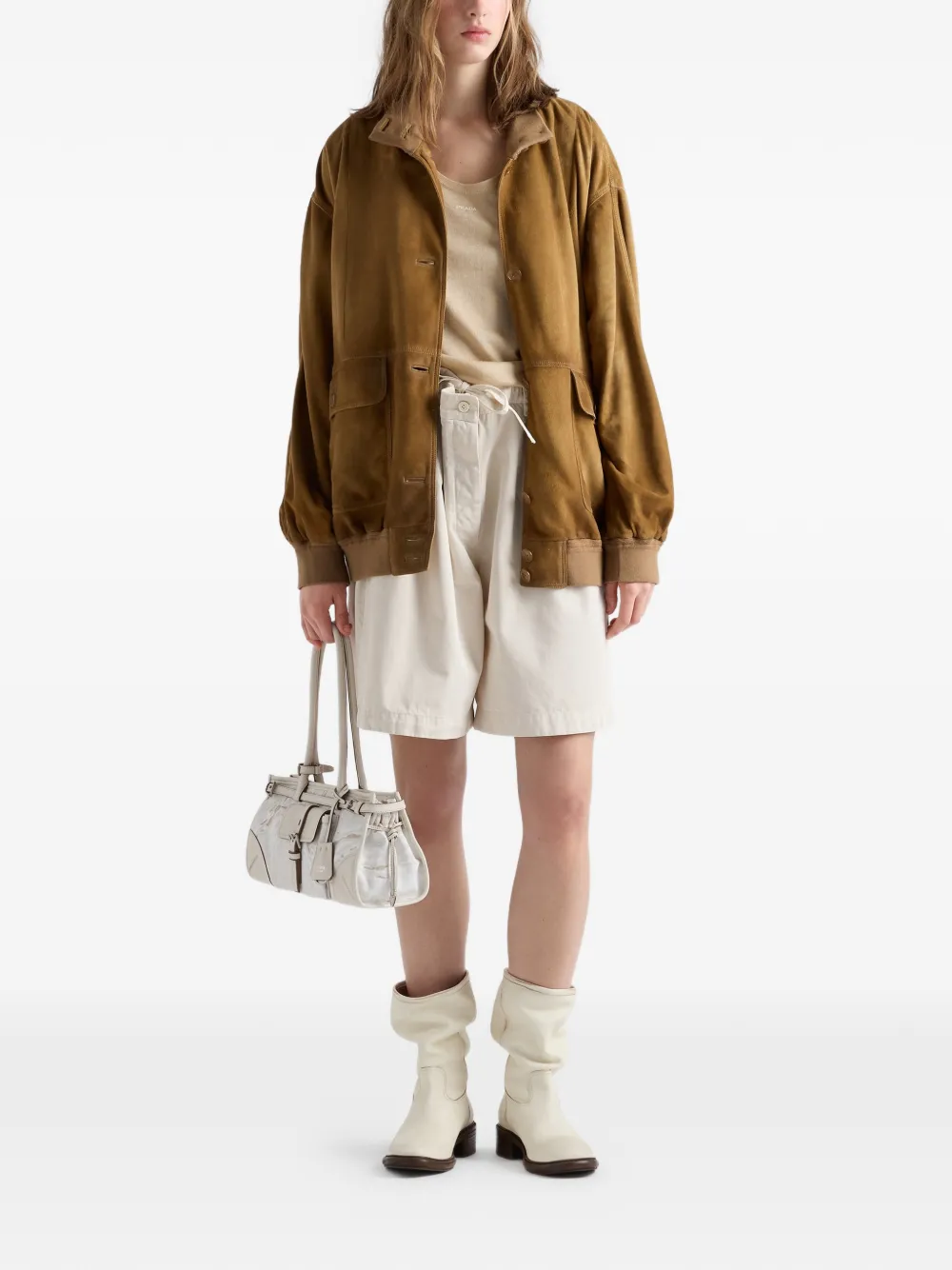 Prada Suède jack Bruin